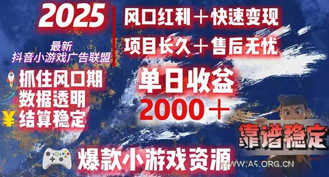 日赚2000＋从零开始的财富逆袭实录，风口红利+快速变现-小红泡