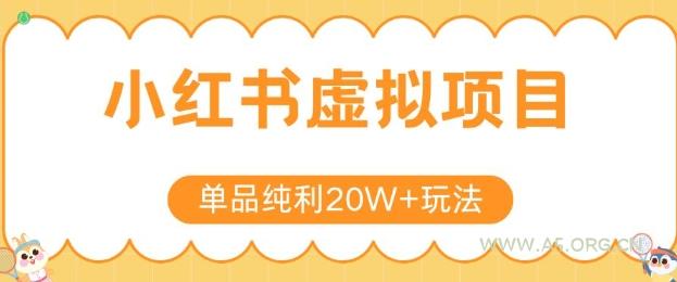 小红书卖虚拟产品，单品纯利20W+玩法分享，4节系列课程-A5资源网