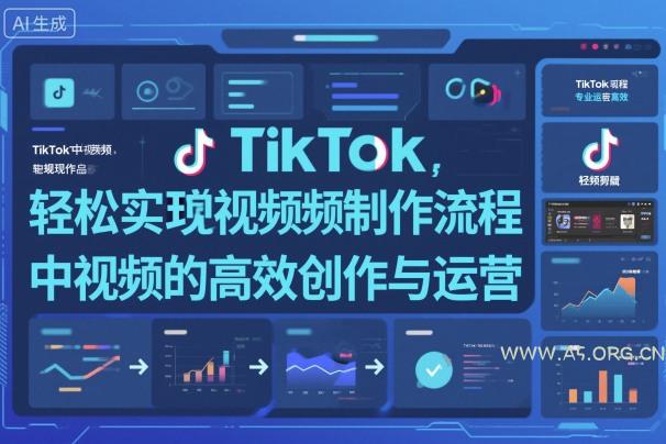 TikTok中视频制做流程，轻松实现Tk中视频的高效创作与运营-小红泡