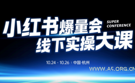 戴小胖·小红书爆量会线下课(杭州10月24-26号)-小红泡