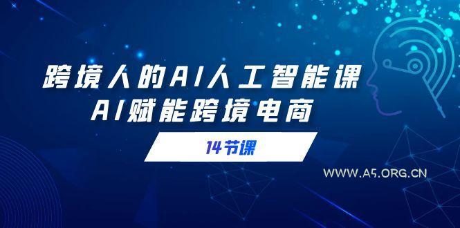 跨境人的AI人工智能课，AI赋能跨境电商(14节课)-小红泡