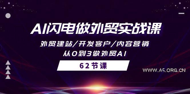 (10049期)AI闪电做外贸实战课,外贸建站/开发客户/内容营销/从0到3做外贸AI-62节-小红泡