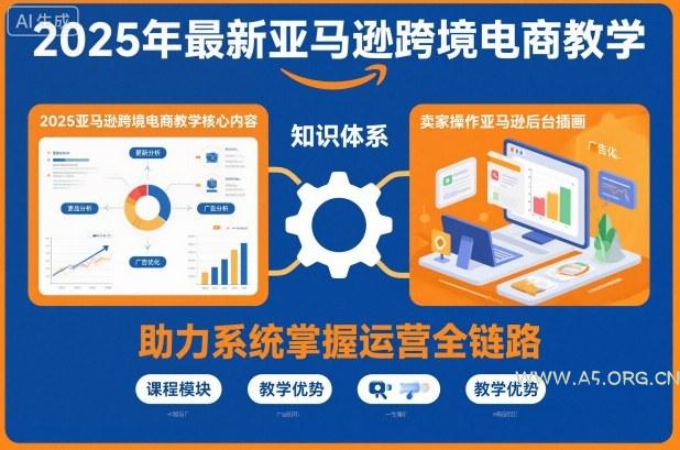 2025年最新亚马逊跨境电商教学，助力卖家系统掌握亚马逊运营全链路知识-小红泡