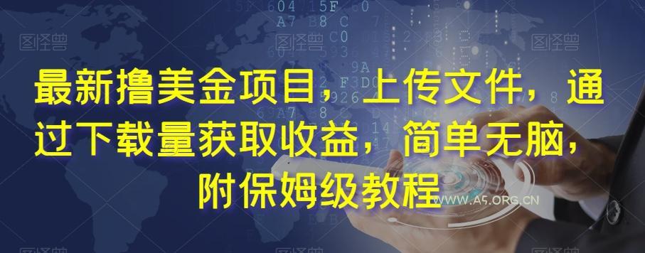 最新撸美金项目，上传文件，通过下载量获取收益，简单无脑，附保姆级教程【揭秘】-小红泡