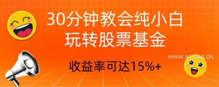 30分钟教会你玩转股票基金,只教好的筛选方法,不荐股-小红泡