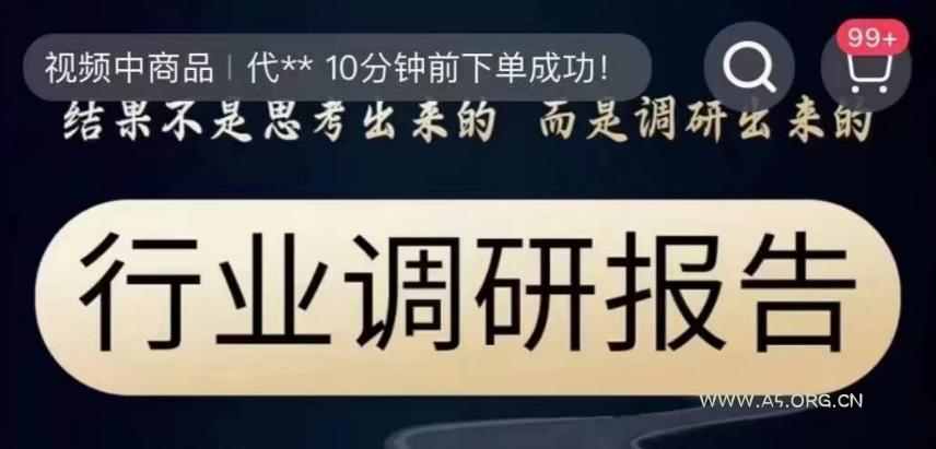 行业调研报告，结果不是思考出来的而是调研出来的-小红泡