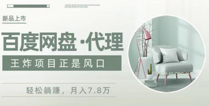 度盘代理,月入7w保姆级全方位教程-小红泡