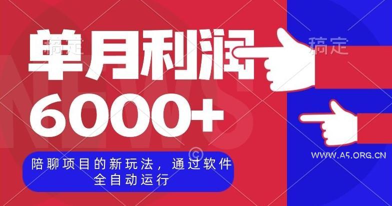 陪聊项目的新玩法，通过软件全自动运行，单月利润6000+【揭秘】-小红泡
