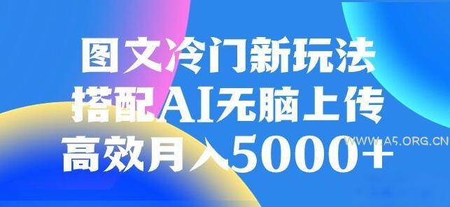图文冷门项目,无脑复制粘贴,日入500+-小红泡