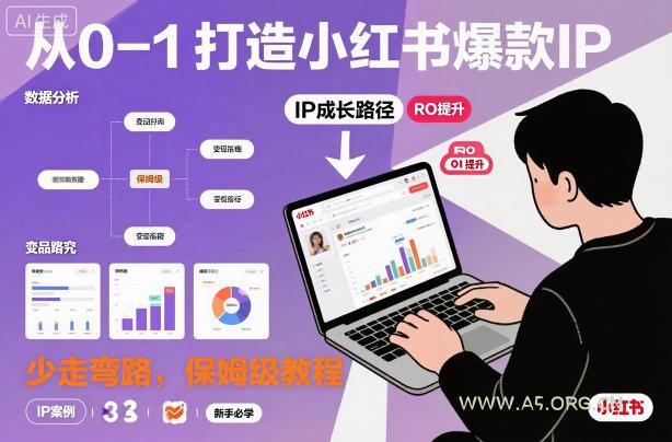 从0-1如何打造一个小红书爆款IP，少走弯路，保姆级教程-小红泡