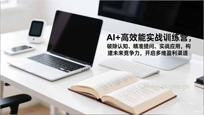 AI+高效能实战训练营，破除认知、精准提问、实战应用，构建未来竞争力，开启多维盈利渠道-小红泡