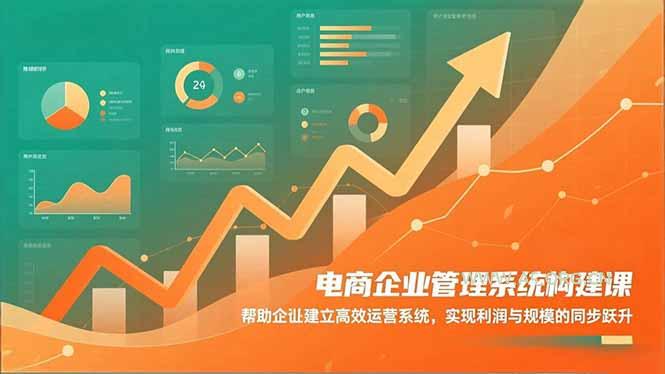 电商企业管理系统构建课:帮助企业建立高效运营系统,实现利润与规模的同步跃升-小红泡