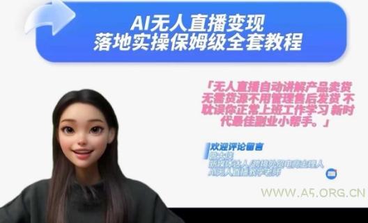 Ai无人直播变现实操课,保姆级全套教程,2024年带你和我一样实现财富倍增-小红泡