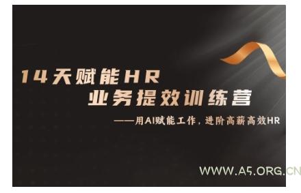 14天ChatGPT赋能HR业务提效训练营,从小白到应用高手-小红泡