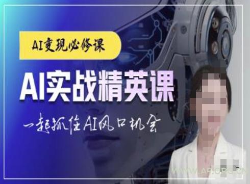 AI实战精英课，chatgptAI实战教程，一起抓住AI风口的机会-小红泡