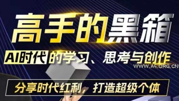 高手的黑箱:AI时代学习、思考与创作-分红时代红利,打造超级个体-小红泡