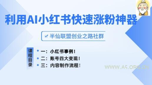 小红书快速涨粉神器，利用AI制作小红书爆款笔记【揭秘】-小红泡