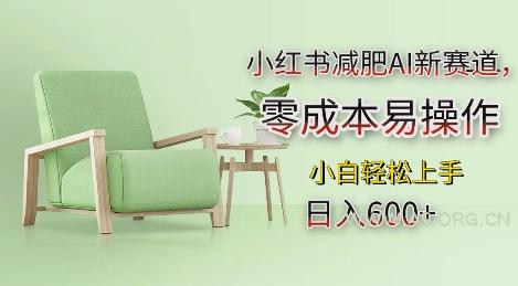 小红书减肥AI新赛道,零成本易操作,日入多张,小白轻松上手【揭秘】-小红泡