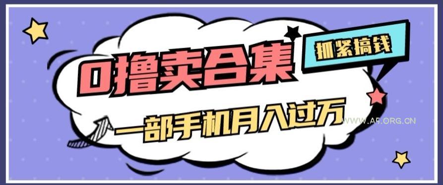 0撸项目月入过万，售卖全套ai工具合集，一单29.9元，一部手机即可【揭秘】-小红泡