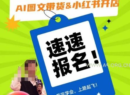 AI图文带货&小红书开店,入门到精通,看完学会,上路起飞!-小红泡