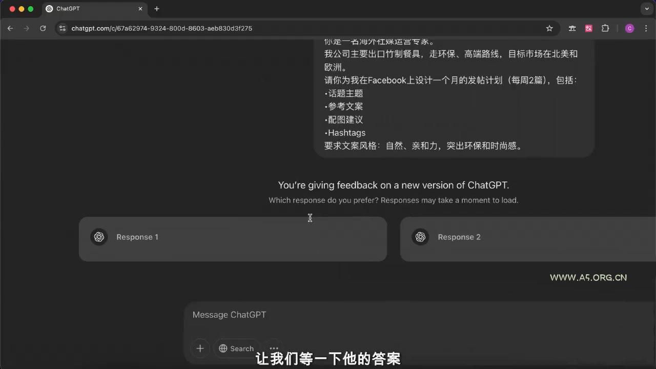 外贸ChatGPT实战课程-小红泡