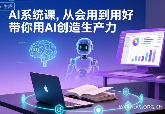AI系统课,从会用到用好,带你用AI创造生产力-小红泡