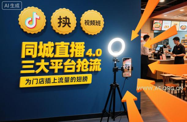 同城直播实操班4.0,三大平台抢流,为门店插上流量的翅膀-小红泡
