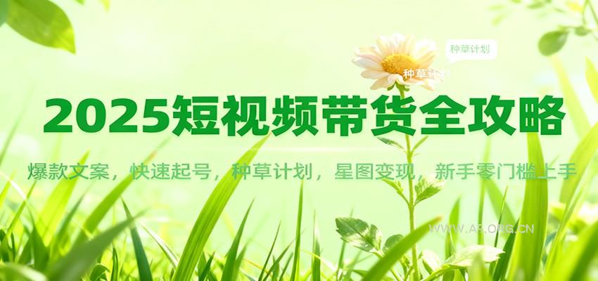 2025短视频带货全攻略:爆款文案,快速起号,种草计划,星图变现,新手零门槛上手-小红泡