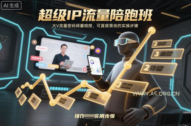 超级IP流量陪跑班,大V流量密码倾囊相授,可直接落地的实操步骤-小红泡