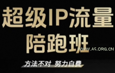 阿昱老师·超级IP流量陪跑班-小红泡