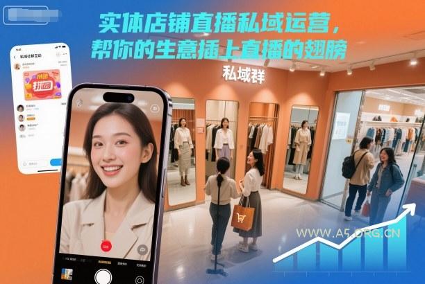 实体店铺直播私域运营,帮你的生意插上直播的翅膀-小红泡