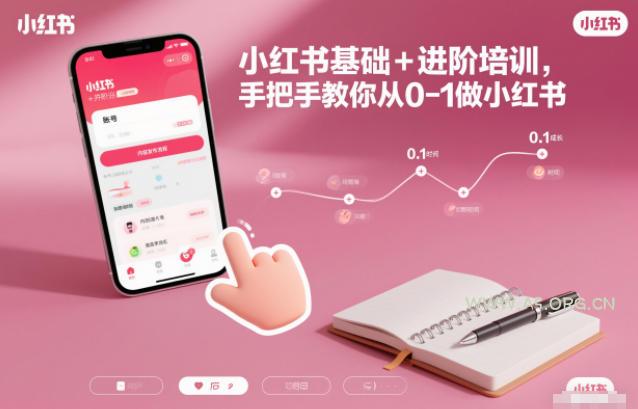 小红书基础+进阶培训,手把手教你从0-1做小红书-小红泡