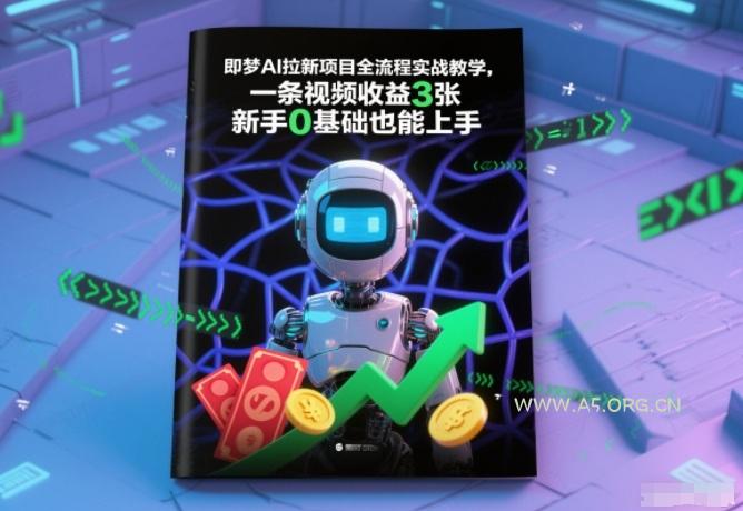 即梦AI拉新项目全流程实战教学,一条视频收益3张,新手0基础也能上手-小红泡