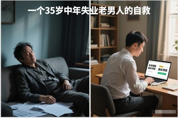 付费文章:一个35岁中年失业老男人的自救-小红泡