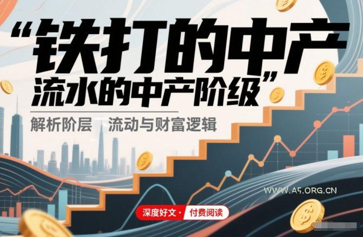 付费文章:铁打的中产,流水的中产阶级-小红泡