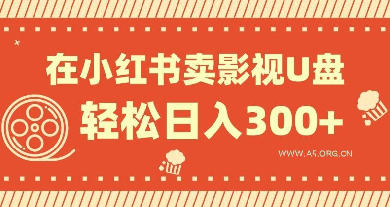 在小红书上卖影视U盘,轻松日入300+,操作简单,小白可轻松上手-小红泡