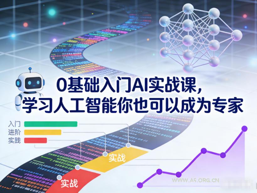 0基础入门AI实战课，学习人工智能你也可以成为专家-小红泡