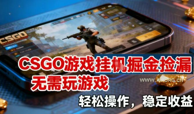 CSGO游戏挂G掘金捡漏，不需要玩游戏，操作简单，收益稳定【揭秘】-小红泡