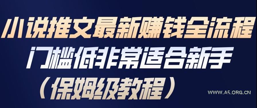 小说推文最新賺钱全流程,门槛低非常适合新手(保姆级教程)-小红泡