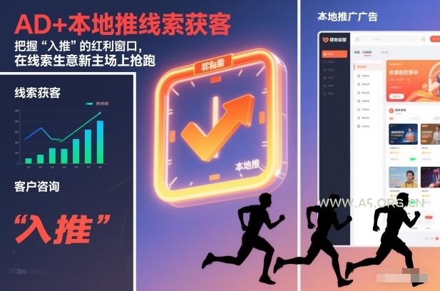 AD+本地推线索获客,把握“入推”的红利窗口,在线索生意新主场上抢跑-小红泡