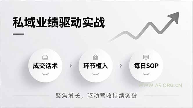 私域业绩驱动实战，成交话术、环节植入、每日SOP，聚焦增长，驱动营收持续突破-小红泡