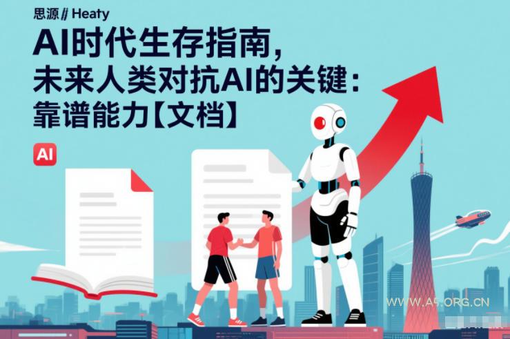 AI时代生存指南,未来人类对抗AI的关键:靠谱能力【文档】-小红泡