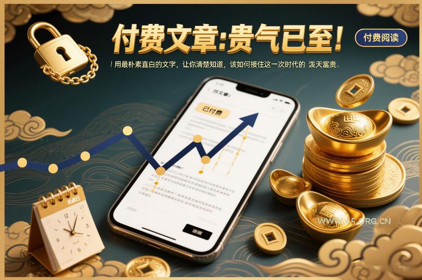 付费文章:贵气已至!用最朴素直白的文字,让你清楚知道,该如何接住这一次时代的泼天富贵-小红泡