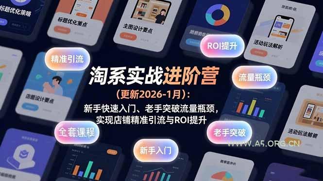 淘系实战进阶营(更新2026-1月-小红泡