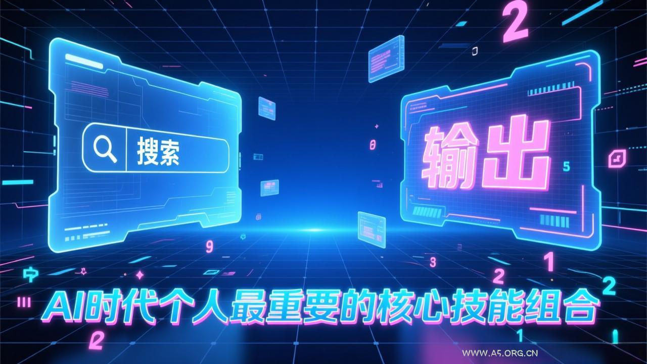 付费文章:AI时代个人最重要的核心技能组合:“输出能力”和“搜索能力”-小红泡