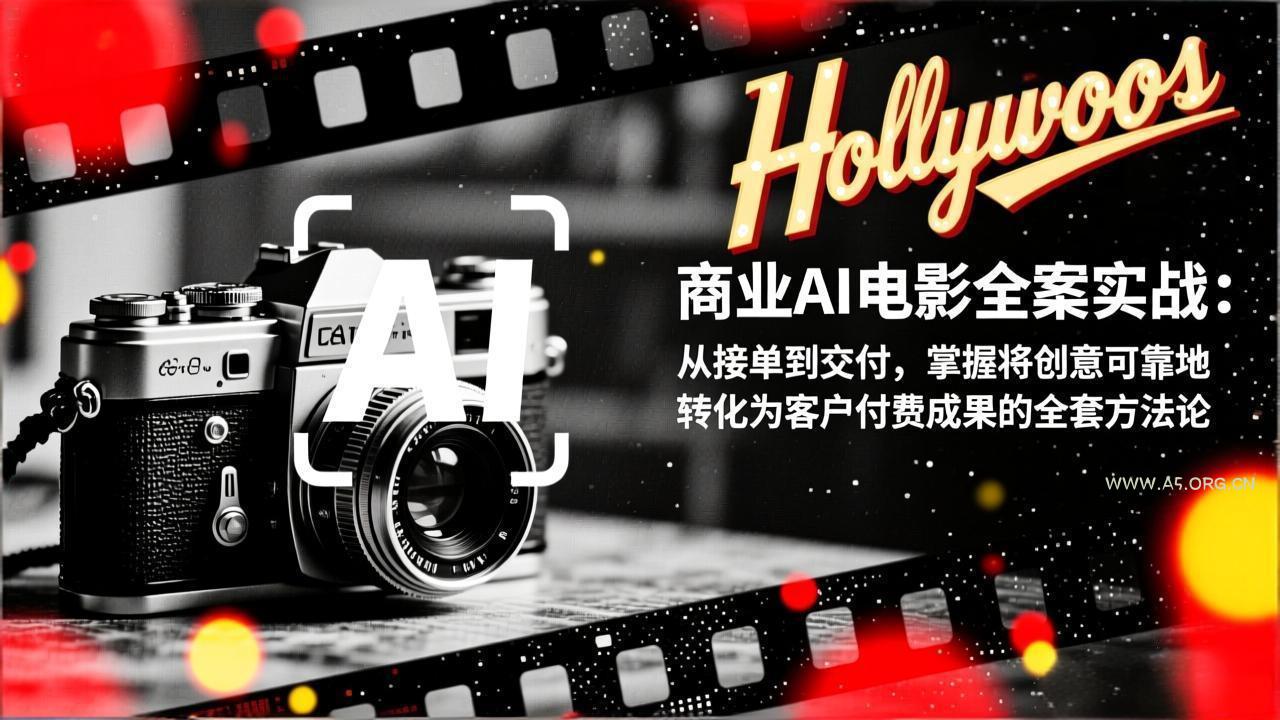 商业AI电影全案实战:从接单到交付,掌握将创意可靠地转化为客户付费成果的全套方法论-小红泡