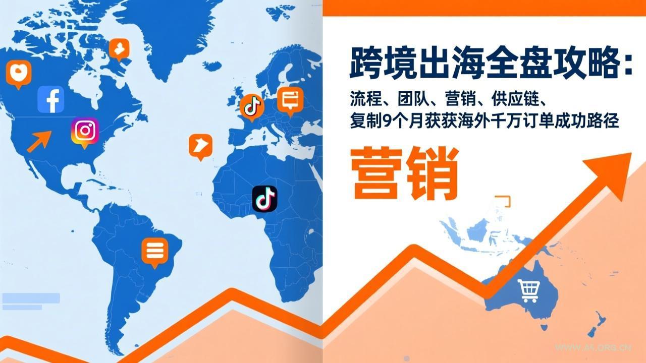 跨境出海全盘攻略：流程，团队，营销，供应链，复制9个月斩获海外千万订单成功路径-小红泡