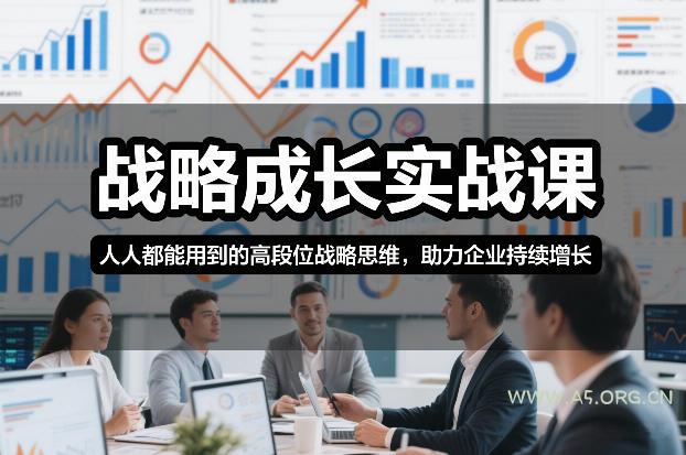 战略成长实战课,人人都能用到的高段位战略思维,助力企业持续增长-小红泡