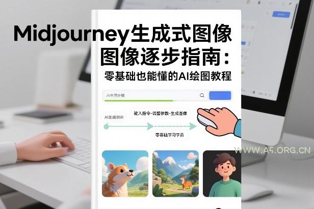 Midjourney生成式图像逐步指南：零基础也能懂的AI绘图教程-小红泡