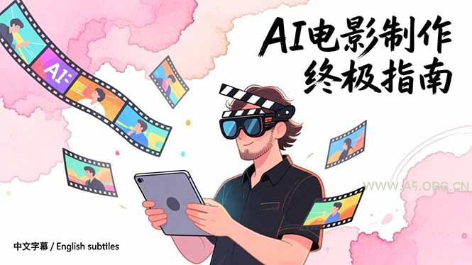 AI电影制作终极指南：从创意到成片，系统掌握智能影视全流程实战课(中英字幕-小红泡